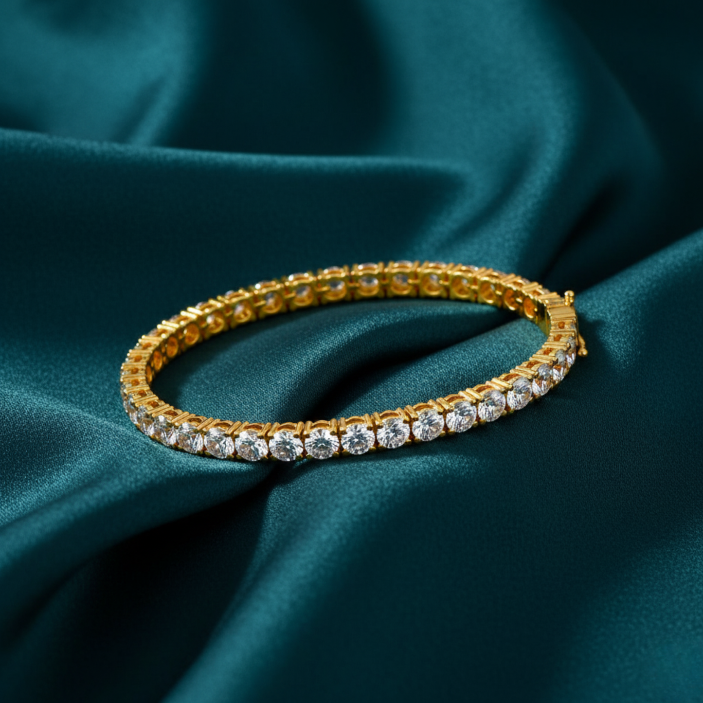 Classic Round Diamond Tennis Bracelet