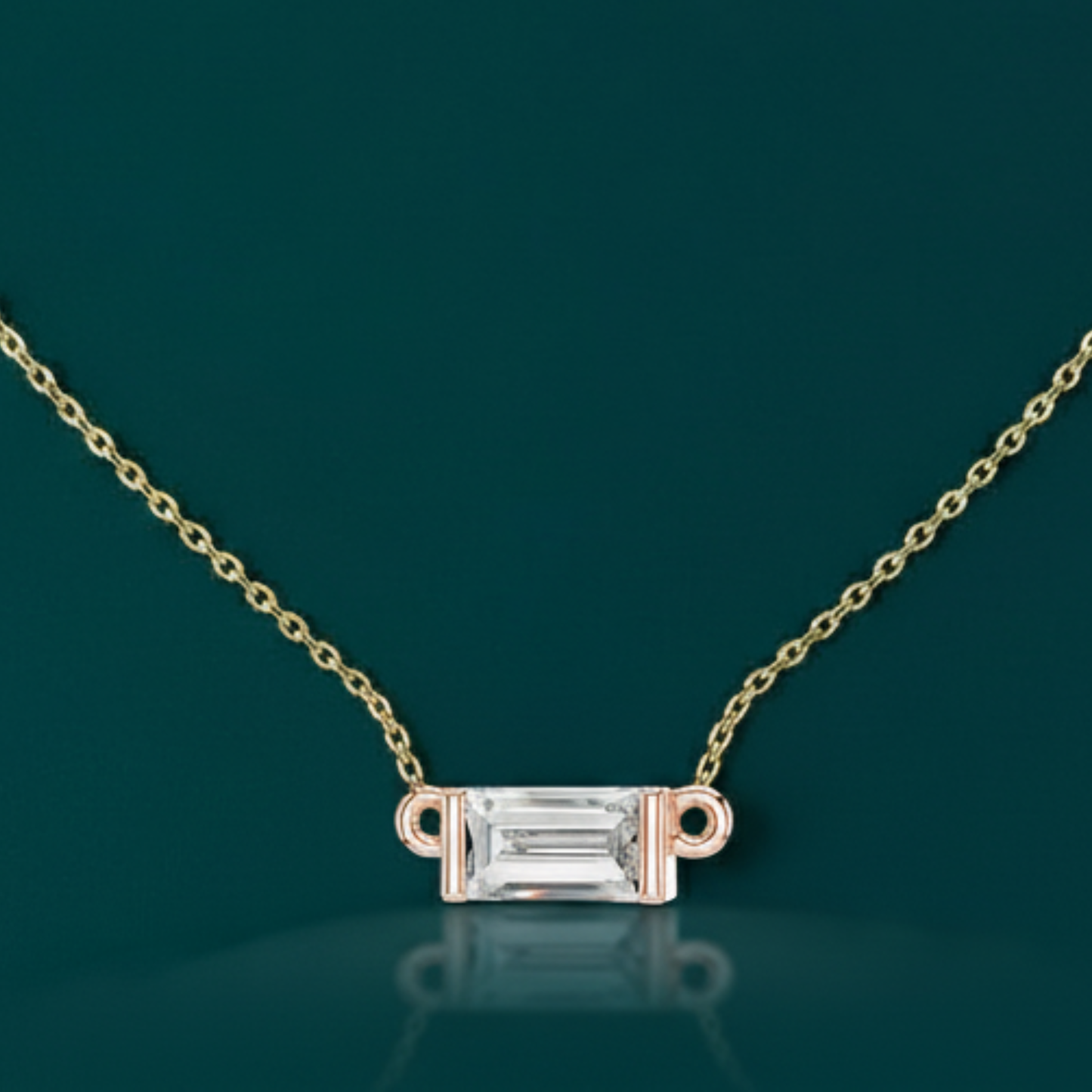 Lumière Baguette Diamond Connector