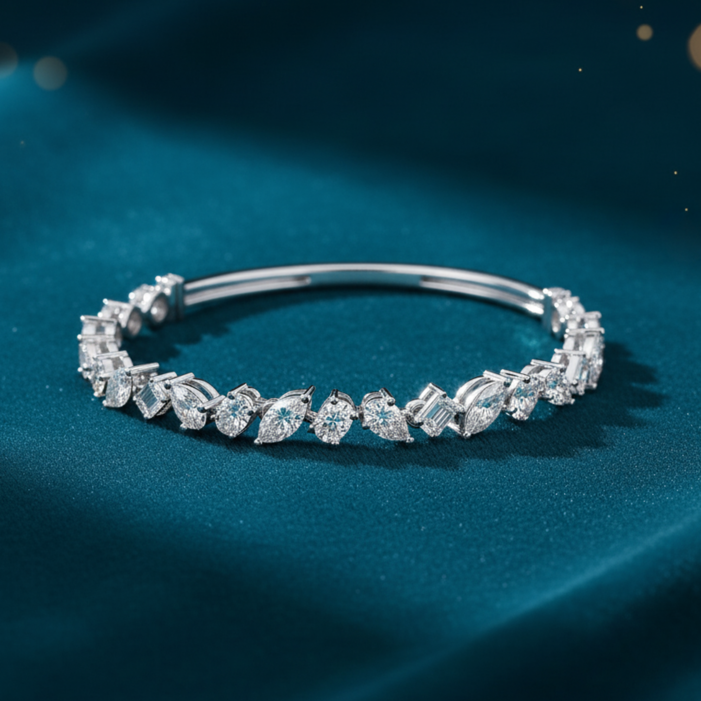 Aurora Allure Mixed-Cut Diamond Bracelet