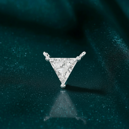 Trinity Trillion-Cut Diamond Pendant