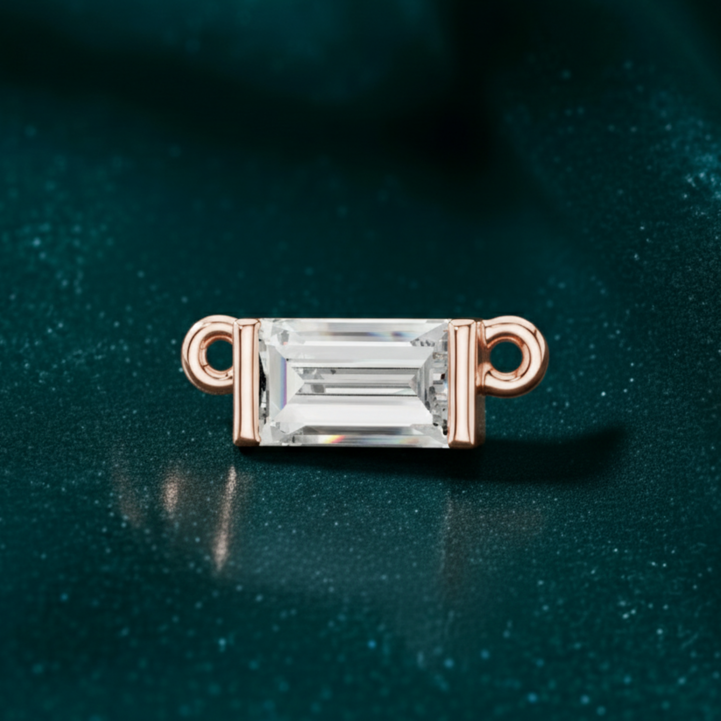 Lumière Baguette Diamond Connector