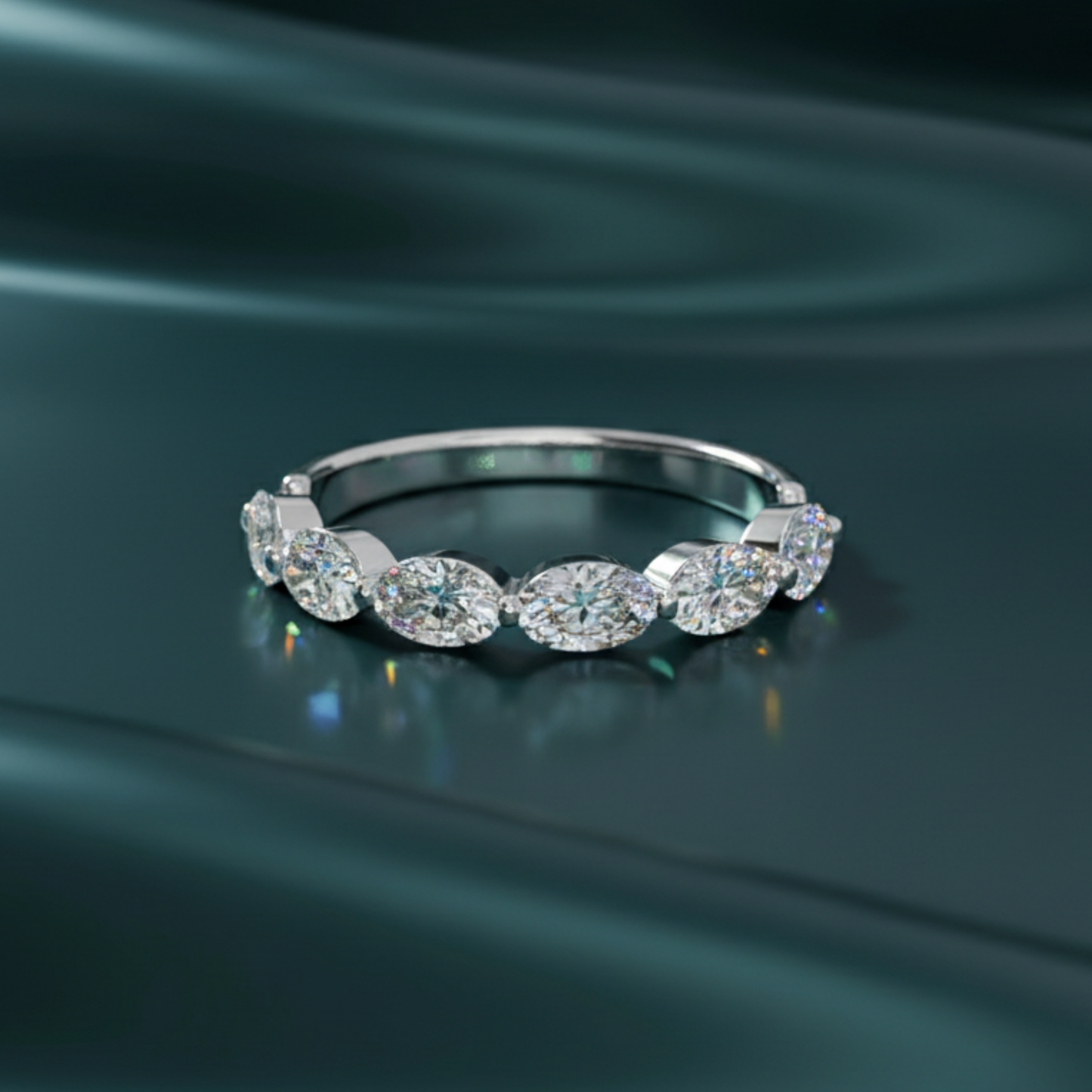 Elysian Oval Diamond Eternity Band