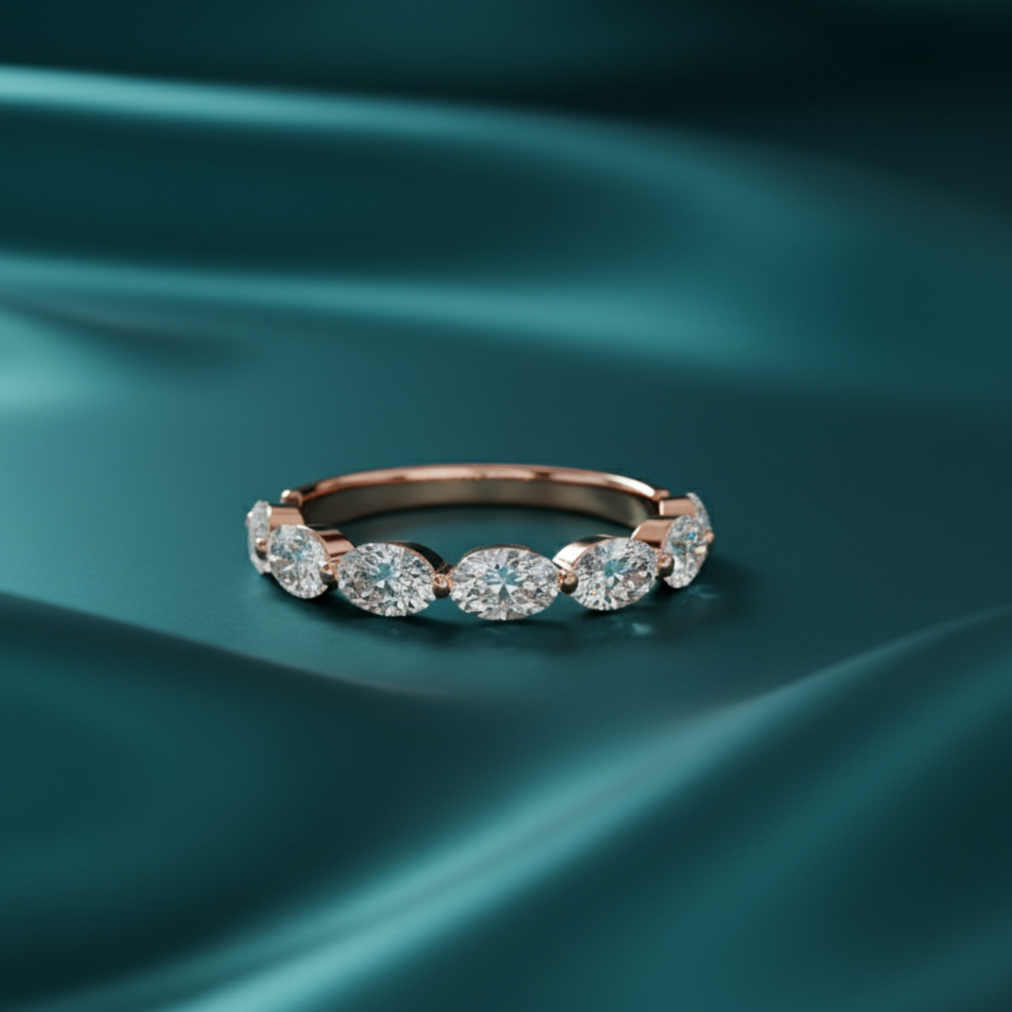 Elysian Oval Diamond Eternity Band