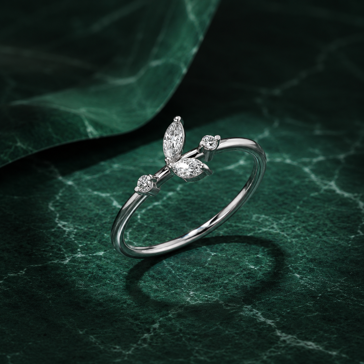 Botanical Leaf Stacking Band