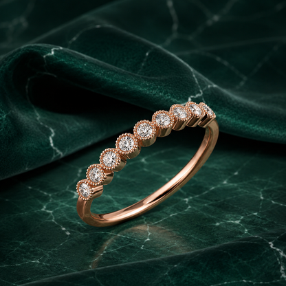 Lumière Bezel-Set Lab Grown Diamond Stacking Ring