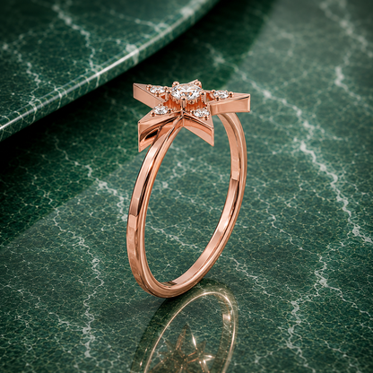 Glemzee Celestial Star Ring