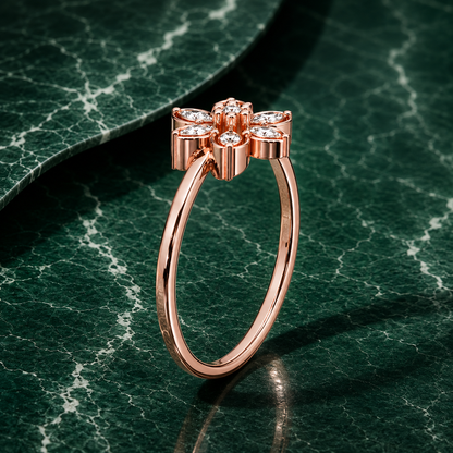 Daisy Cluster Lab-Grown Diamond Ring