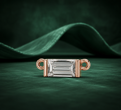 Lumière Baguette Diamond Connector