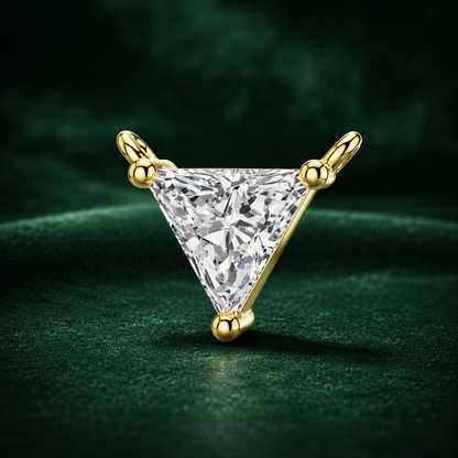 Trinity Trillion-Cut Diamond Pendant