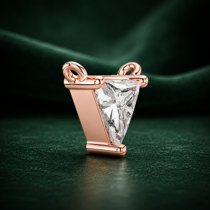 Trinity Trillion-Cut Diamond Pendant