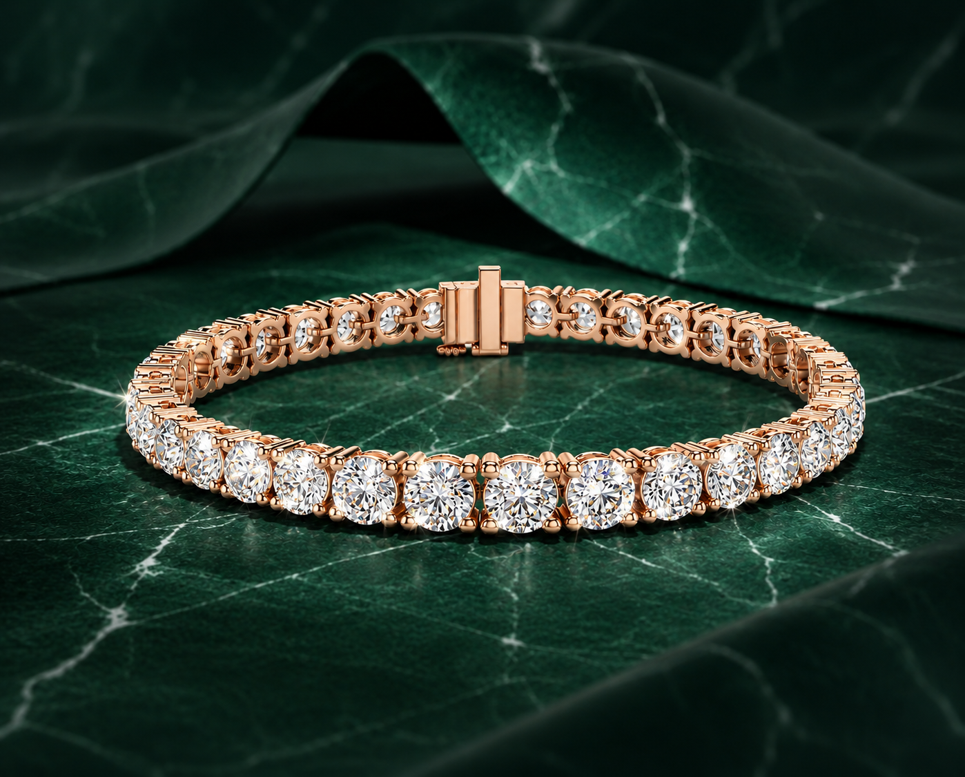 Classic Round Diamond Tennis Bracelet