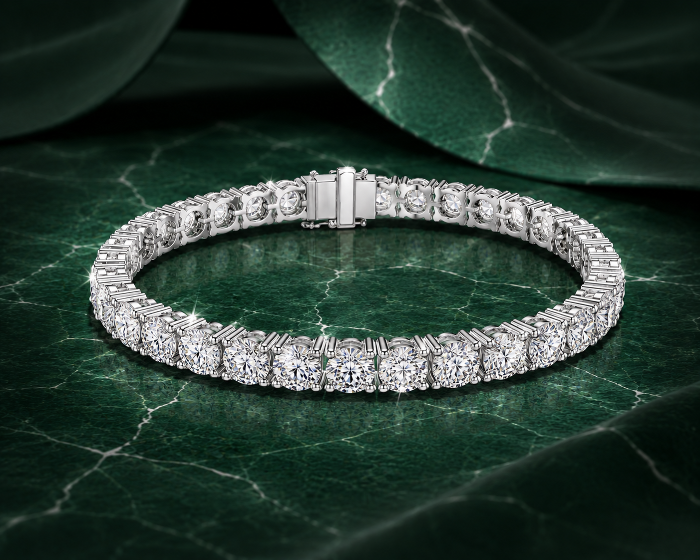 Classic Round Diamond Tennis Bracelet
