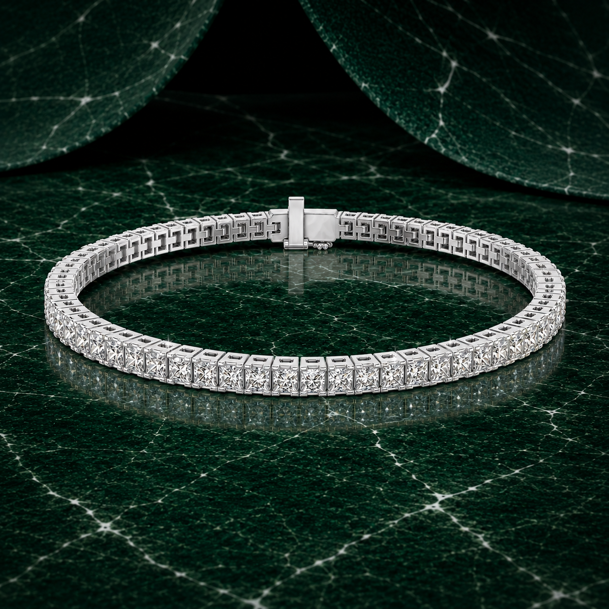 Eterna Radiance Princess Diamond Tennis Bracelet