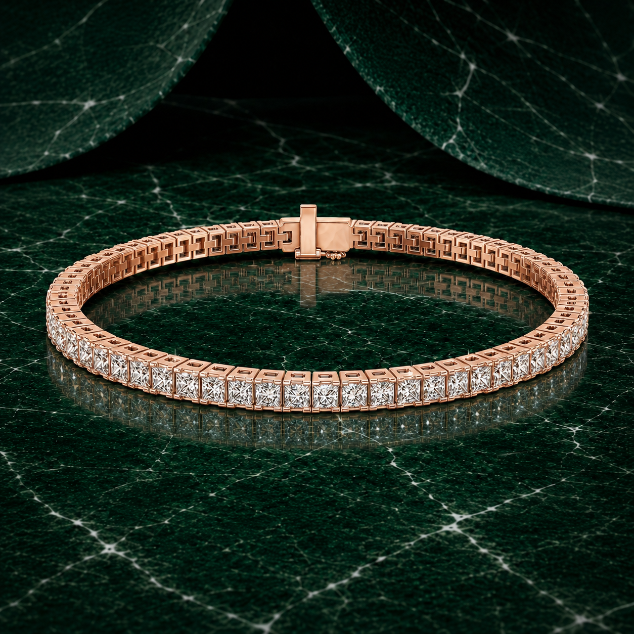 Eterna Radiance Princess Diamond Tennis Bracelet