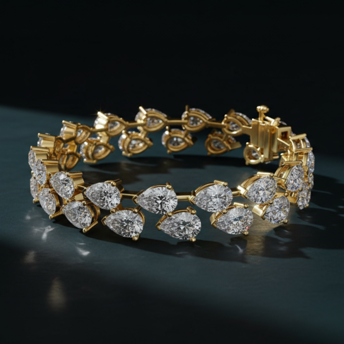 perl size diamond braclete