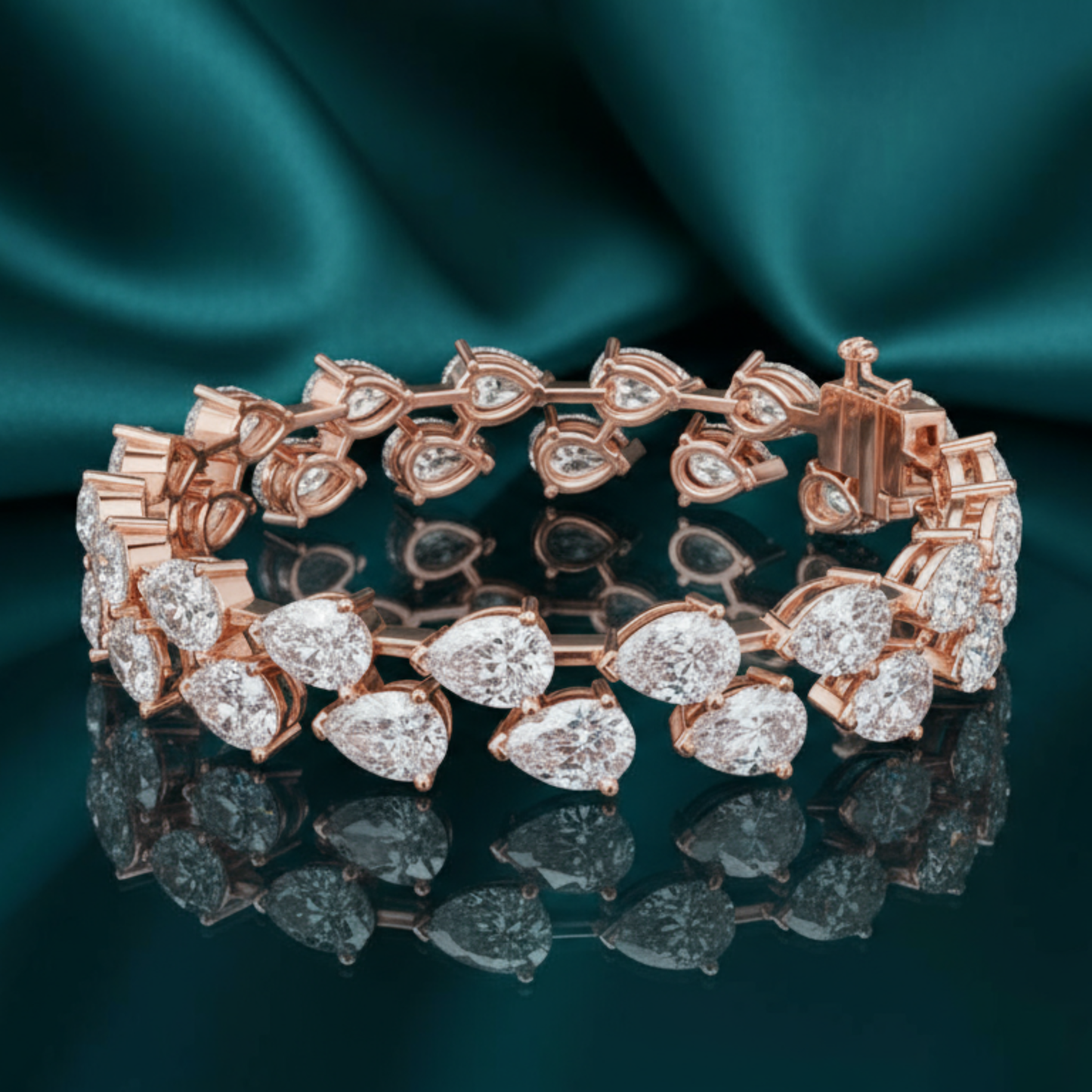 perl size diamond braclete