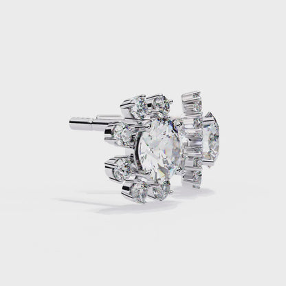 Sunburst Starburst Earrings