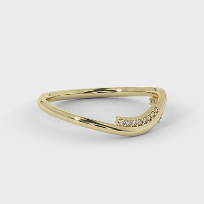 Curved Wavy Stacking Band