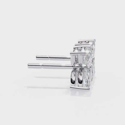 Marquise Lab Grown Diamond Floral Studs