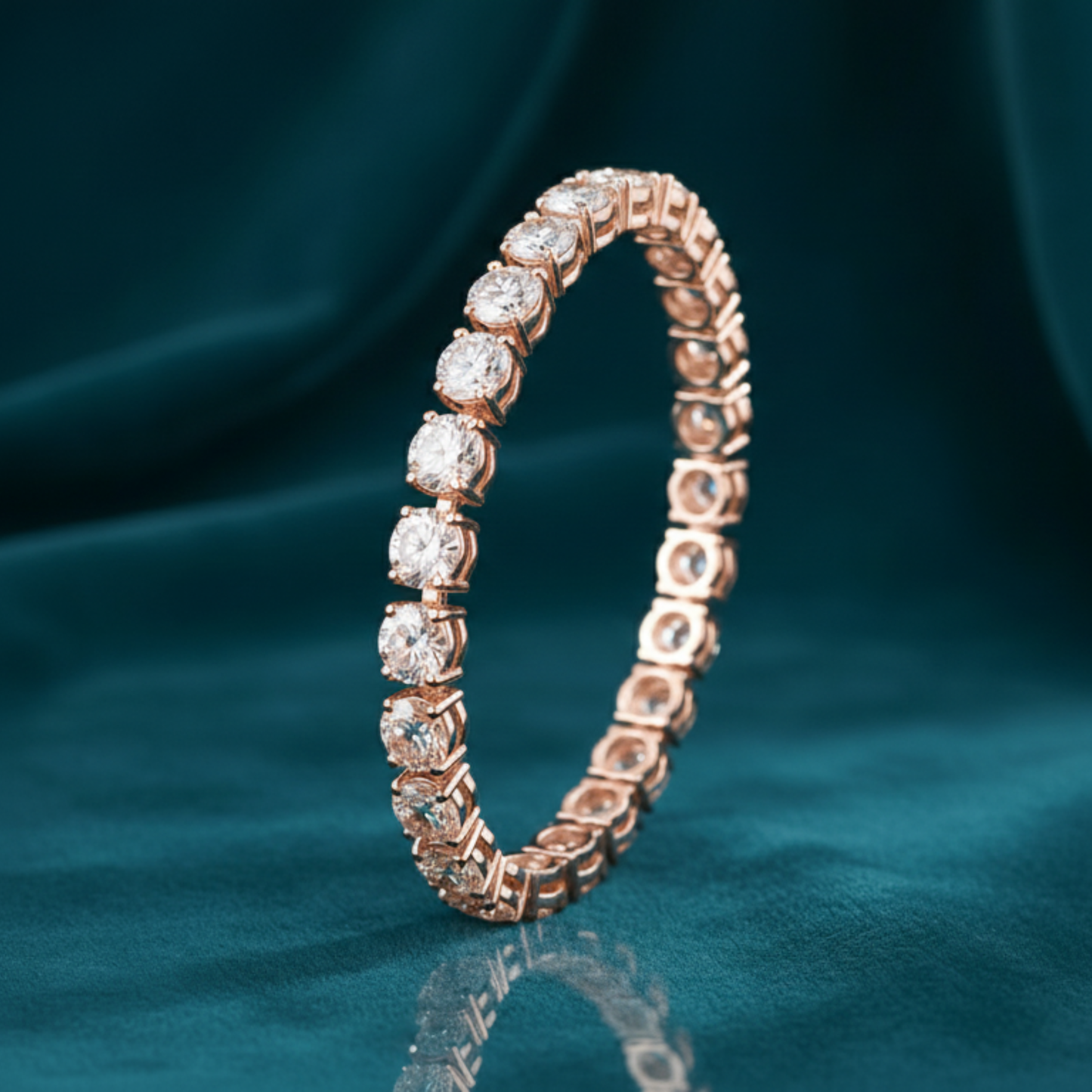 Classic Round Diamond Tennis Bracelet